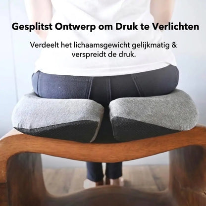 CloudSeat™ – Gepatenteerd Ergonomisch Zitkussen voor Drukverlichting