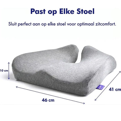 CloudSeat™ – Gepatenteerd Ergonomisch Zitkussen voor Drukverlichting