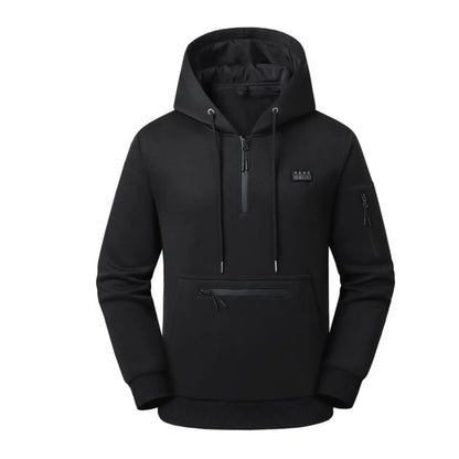 Premium Full-Zip Smart Heated Hoodie - 26-Zone Rapid Heat